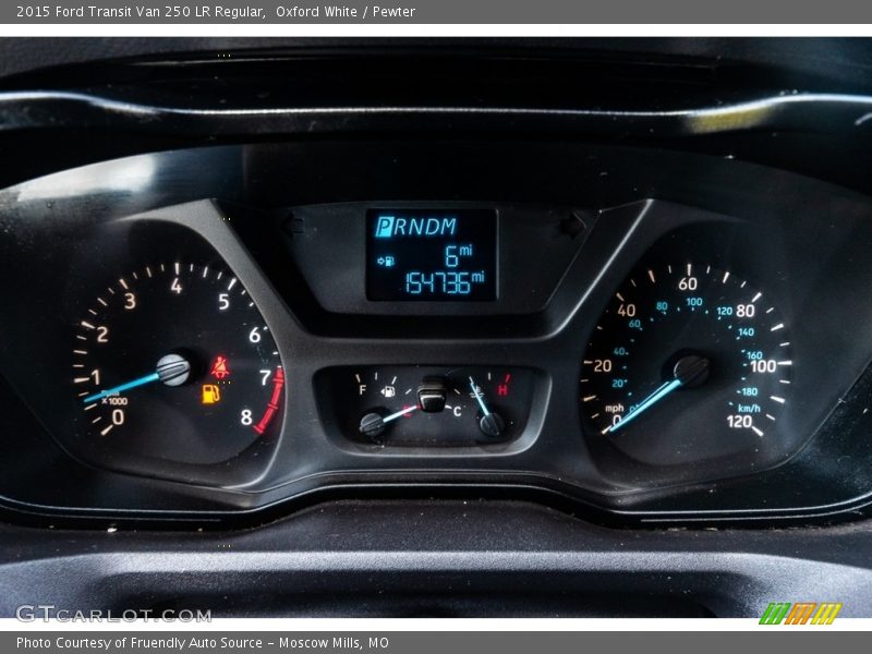 Oxford White / Pewter 2015 Ford Transit Van 250 LR Regular