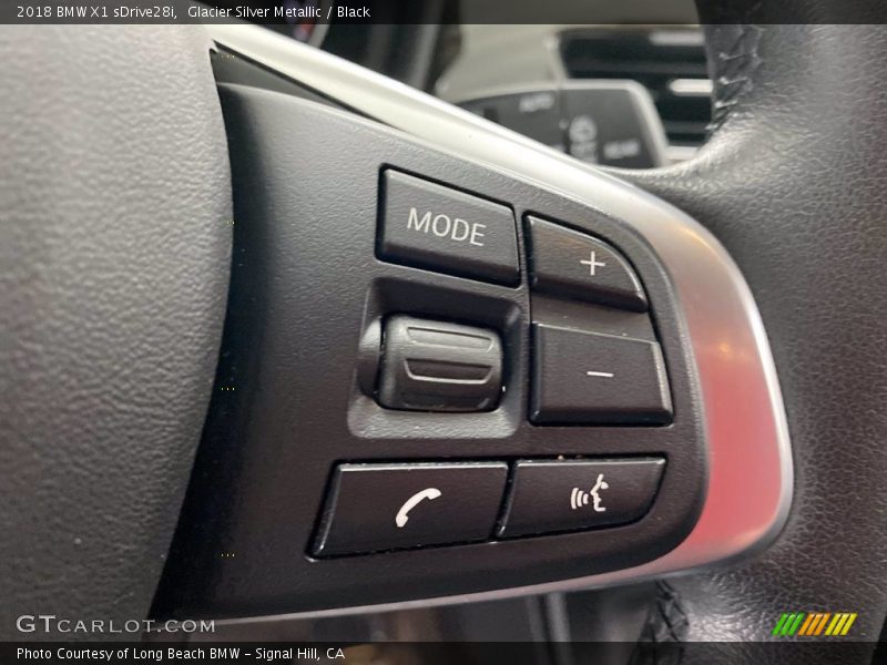 Glacier Silver Metallic / Black 2018 BMW X1 sDrive28i