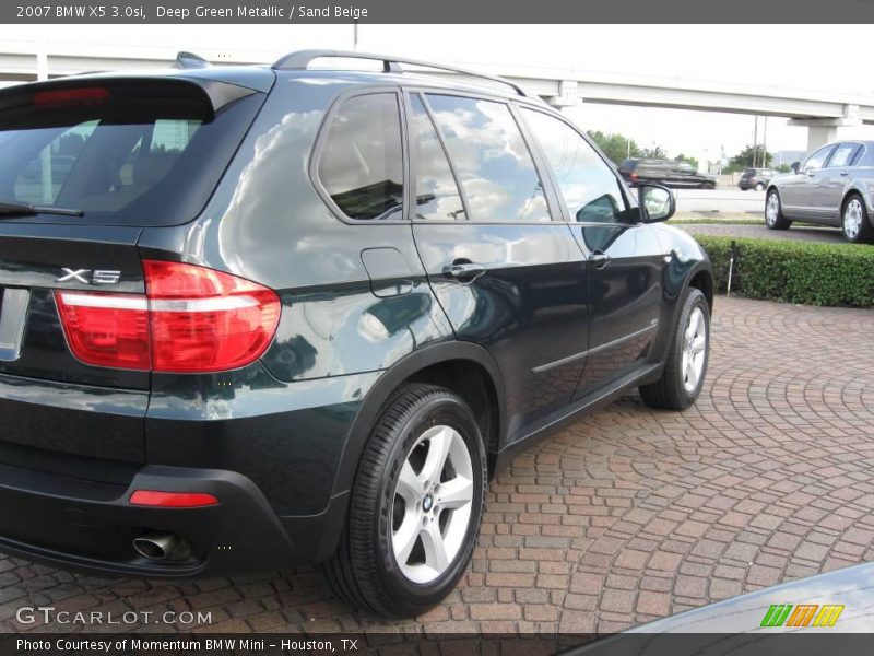 Deep Green Metallic / Sand Beige 2007 BMW X5 3.0si