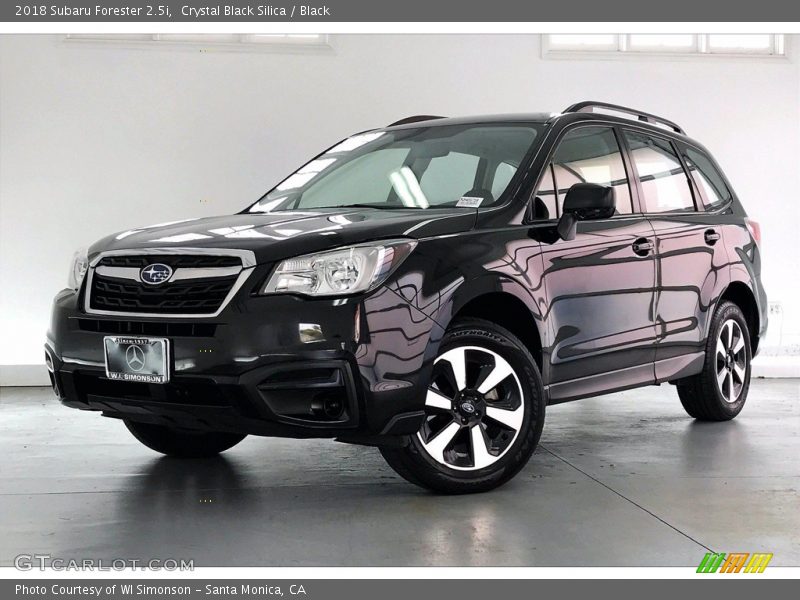 Crystal Black Silica / Black 2018 Subaru Forester 2.5i