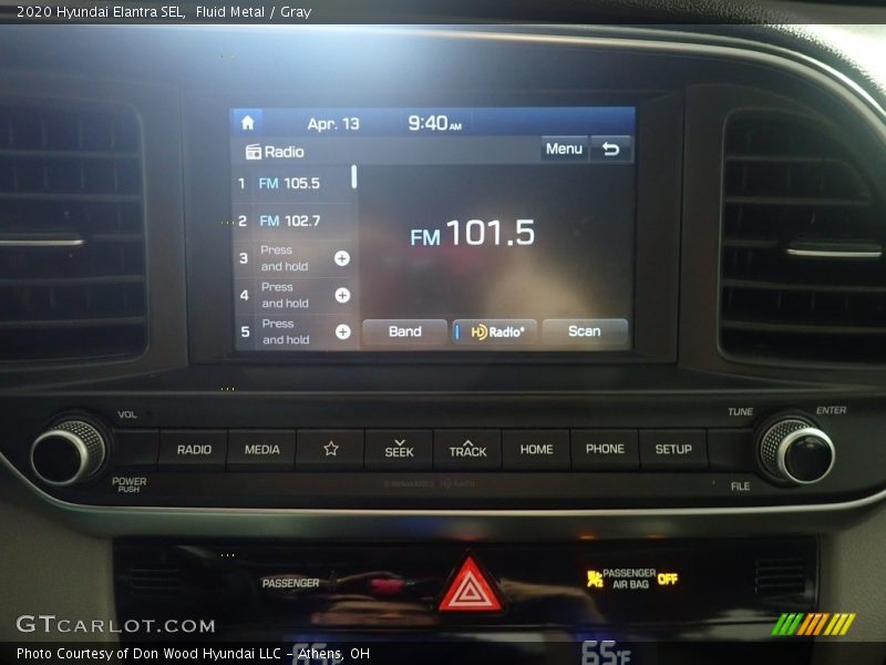 Fluid Metal / Gray 2020 Hyundai Elantra SEL