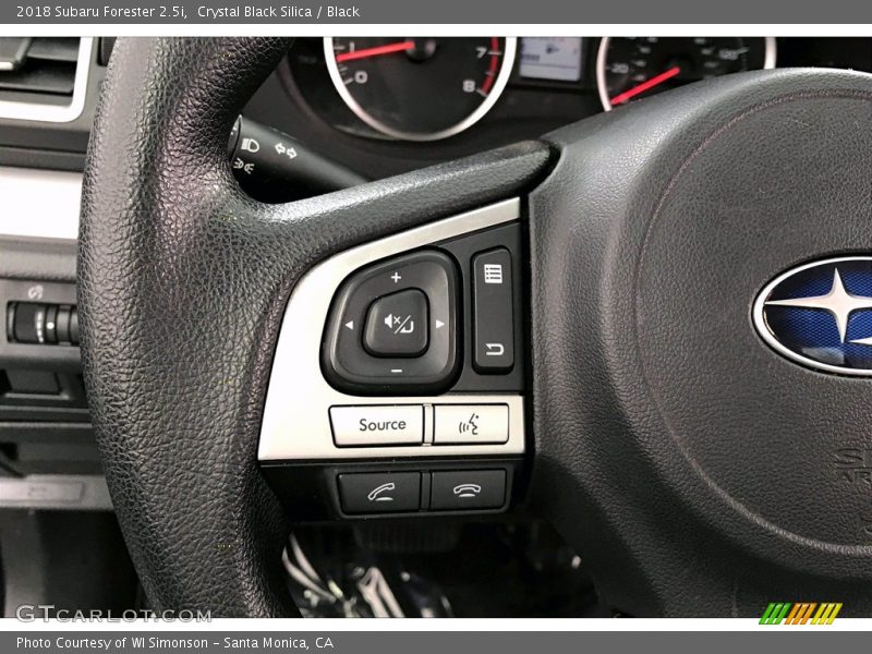 Crystal Black Silica / Black 2018 Subaru Forester 2.5i