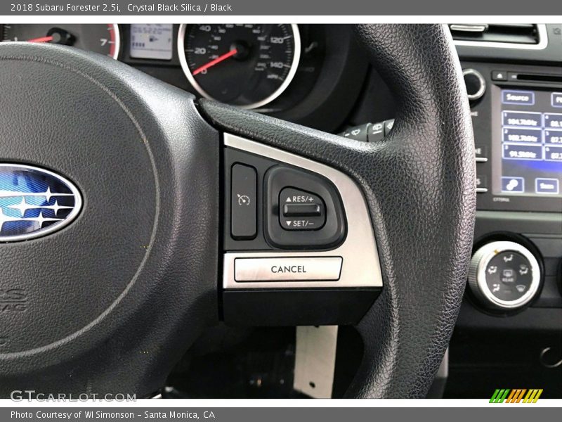 Crystal Black Silica / Black 2018 Subaru Forester 2.5i