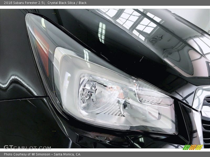 Crystal Black Silica / Black 2018 Subaru Forester 2.5i