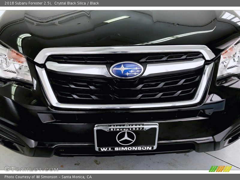 Crystal Black Silica / Black 2018 Subaru Forester 2.5i