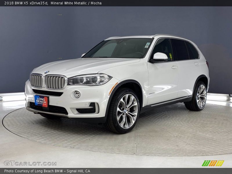 Mineral White Metallic / Mocha 2018 BMW X5 xDrive35d