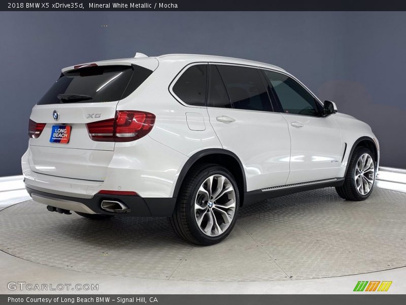 Mineral White Metallic / Mocha 2018 BMW X5 xDrive35d