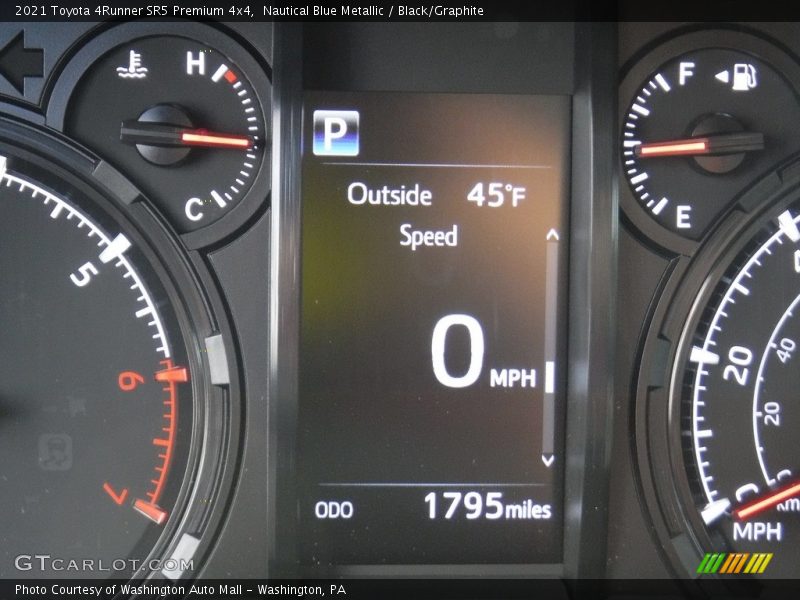 Nautical Blue Metallic / Black/Graphite 2021 Toyota 4Runner SR5 Premium 4x4