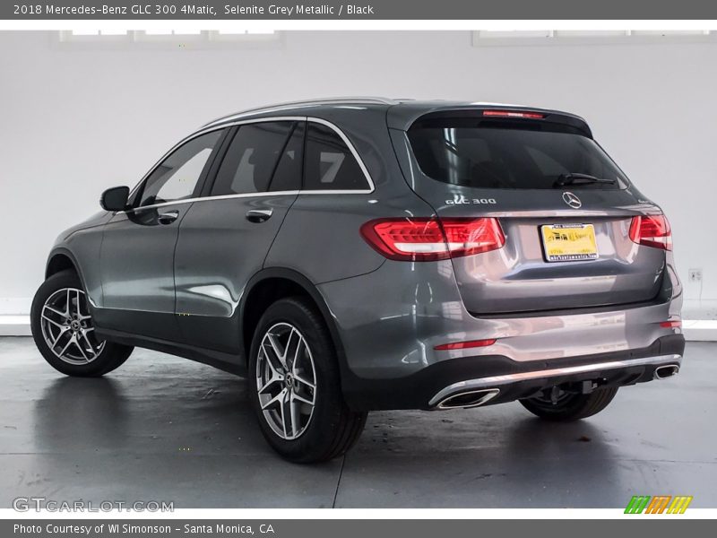 Selenite Grey Metallic / Black 2018 Mercedes-Benz GLC 300 4Matic