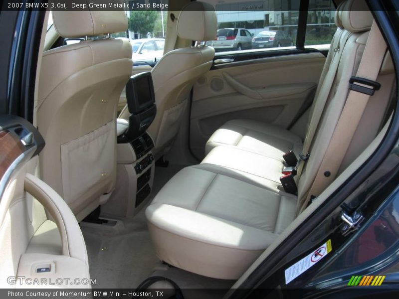 Deep Green Metallic / Sand Beige 2007 BMW X5 3.0si