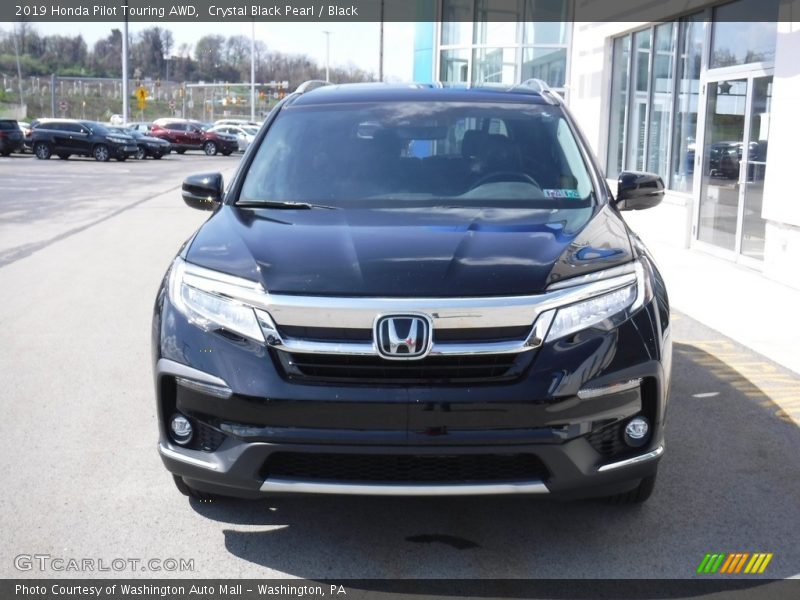 Crystal Black Pearl / Black 2019 Honda Pilot Touring AWD