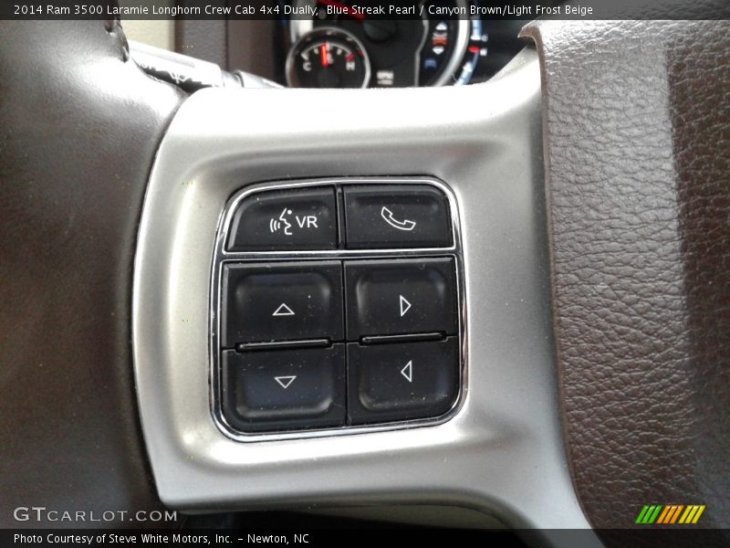  2014 3500 Laramie Longhorn Crew Cab 4x4 Dually Steering Wheel