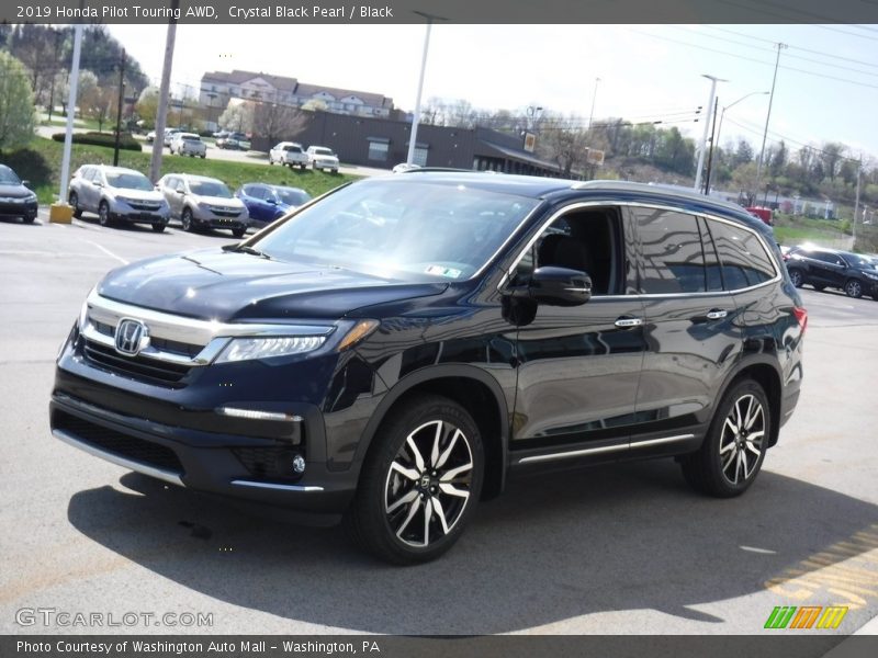 Crystal Black Pearl / Black 2019 Honda Pilot Touring AWD