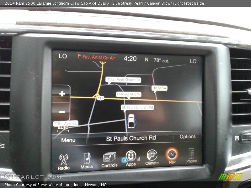 Navigation of 2014 3500 Laramie Longhorn Crew Cab 4x4 Dually