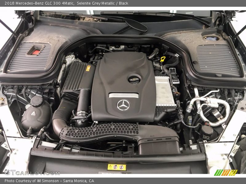 Selenite Grey Metallic / Black 2018 Mercedes-Benz GLC 300 4Matic