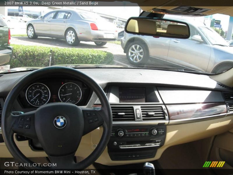 Deep Green Metallic / Sand Beige 2007 BMW X5 3.0si