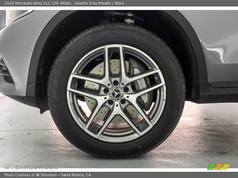 Selenite Grey Metallic / Black 2018 Mercedes-Benz GLC 300 4Matic