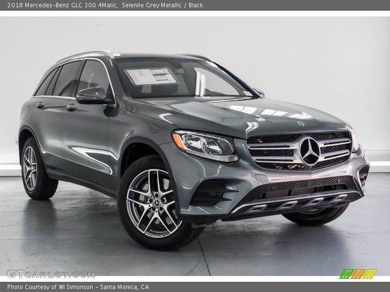 Selenite Grey Metallic / Black 2018 Mercedes-Benz GLC 300 4Matic