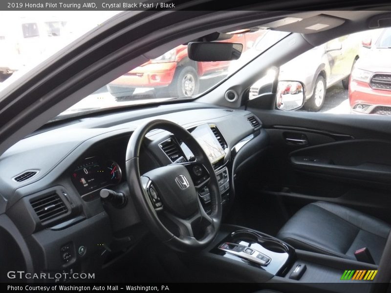 Crystal Black Pearl / Black 2019 Honda Pilot Touring AWD