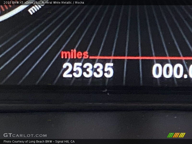 Mineral White Metallic / Mocha 2018 BMW X5 xDrive35d