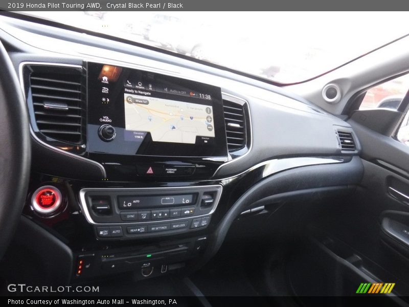 Crystal Black Pearl / Black 2019 Honda Pilot Touring AWD