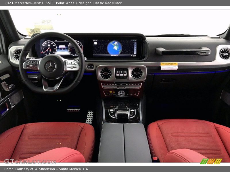  2021 G 550 designo Classic Red/Black Interior