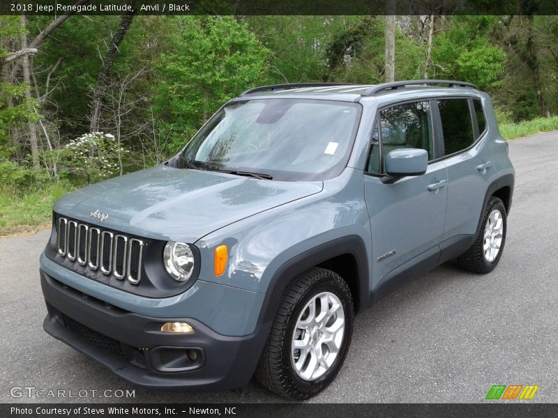 Anvil / Black 2018 Jeep Renegade Latitude