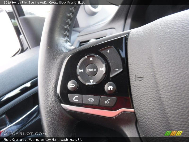 Crystal Black Pearl / Black 2019 Honda Pilot Touring AWD