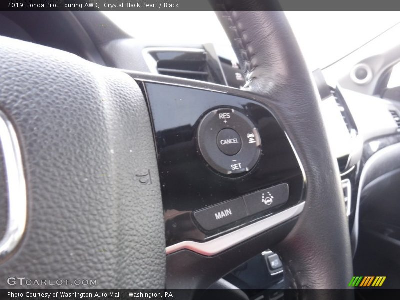 Crystal Black Pearl / Black 2019 Honda Pilot Touring AWD