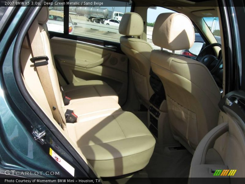 Deep Green Metallic / Sand Beige 2007 BMW X5 3.0si