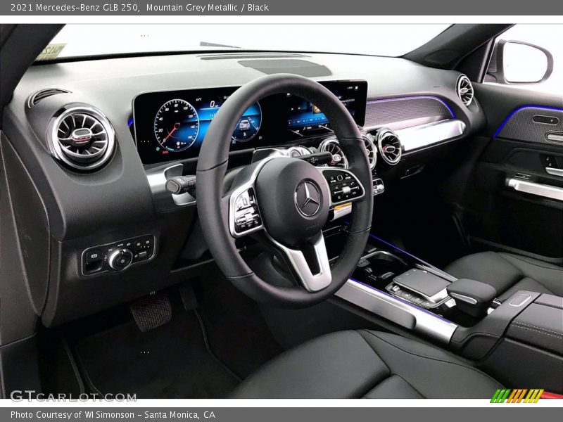 Mountain Grey Metallic / Black 2021 Mercedes-Benz GLB 250