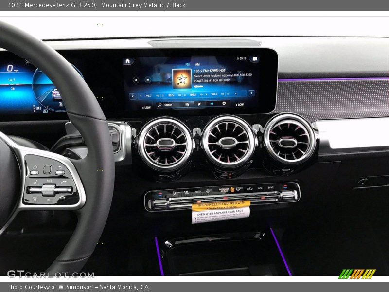 Mountain Grey Metallic / Black 2021 Mercedes-Benz GLB 250
