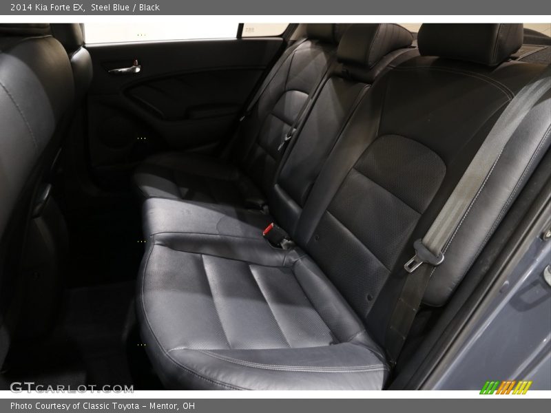 Steel Blue / Black 2014 Kia Forte EX