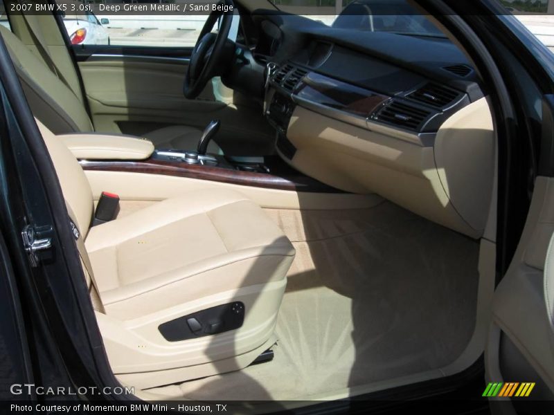 Deep Green Metallic / Sand Beige 2007 BMW X5 3.0si