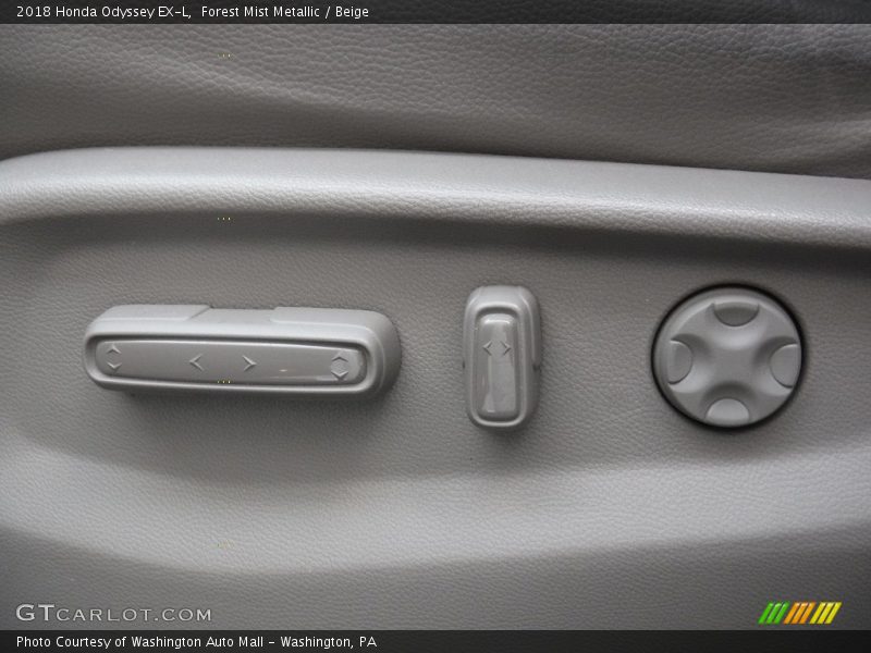 Forest Mist Metallic / Beige 2018 Honda Odyssey EX-L