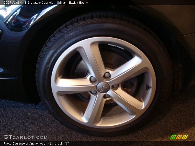 Brilliant Black / Ebony 2007 Audi A4 3.2 quattro Cabriolet