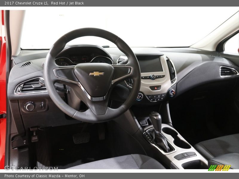 Red Hot / Jet Black 2017 Chevrolet Cruze LS