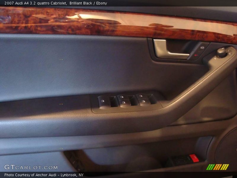 Brilliant Black / Ebony 2007 Audi A4 3.2 quattro Cabriolet