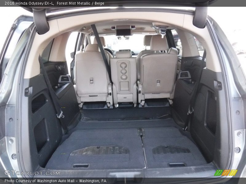 Forest Mist Metallic / Beige 2018 Honda Odyssey EX-L