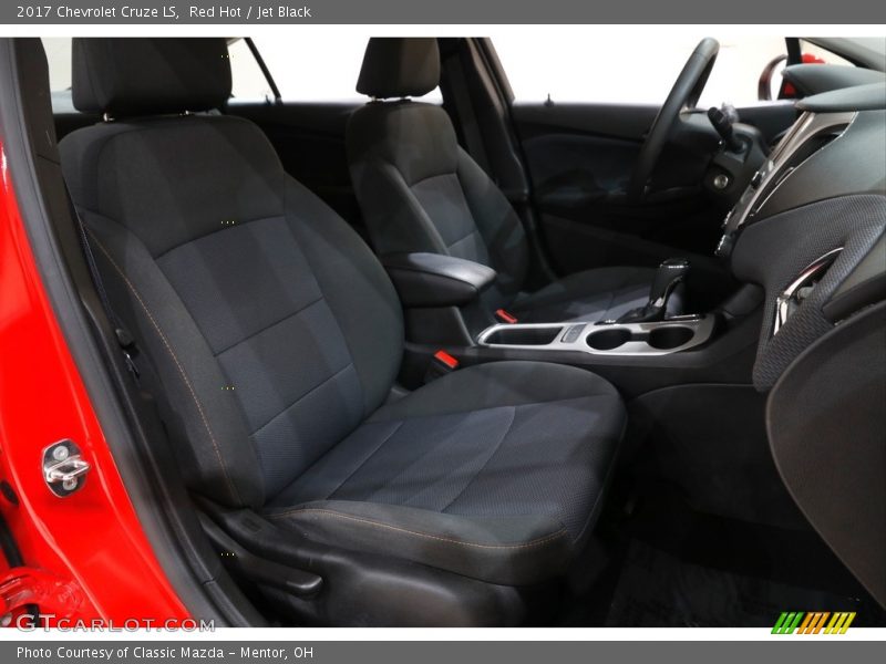 Red Hot / Jet Black 2017 Chevrolet Cruze LS
