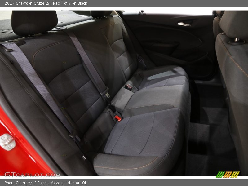 Red Hot / Jet Black 2017 Chevrolet Cruze LS