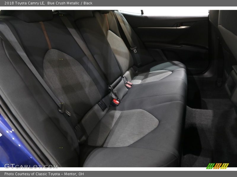 Blue Crush Metallic / Black 2018 Toyota Camry LE