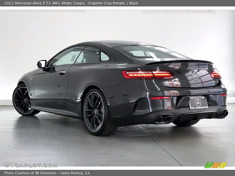 Graphite Gray Metallic / Black 2021 Mercedes-Benz E 53 AMG 4Matic Coupe