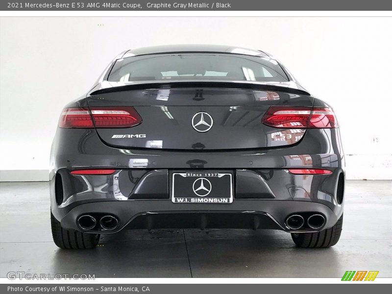 Graphite Gray Metallic / Black 2021 Mercedes-Benz E 53 AMG 4Matic Coupe