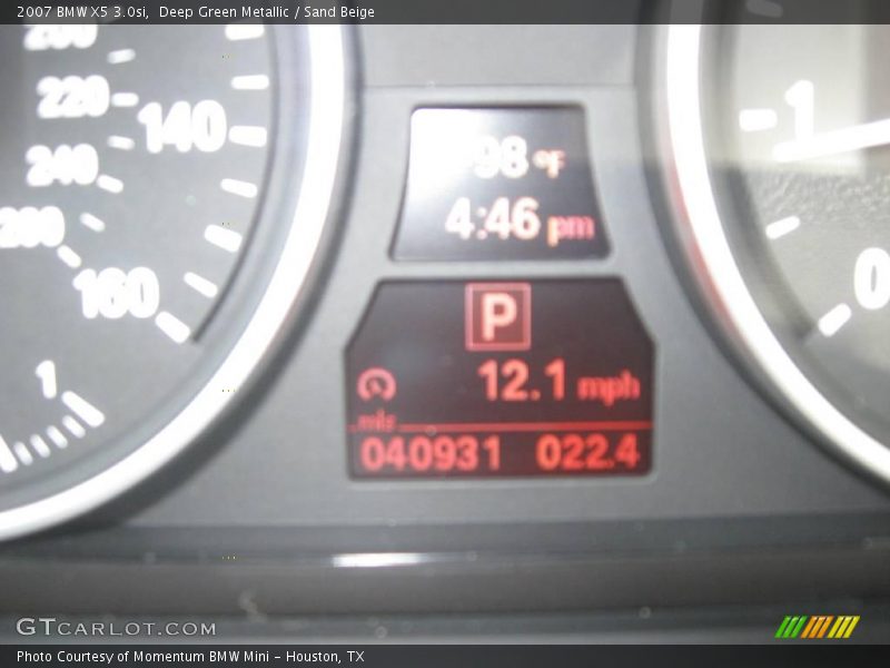 Deep Green Metallic / Sand Beige 2007 BMW X5 3.0si