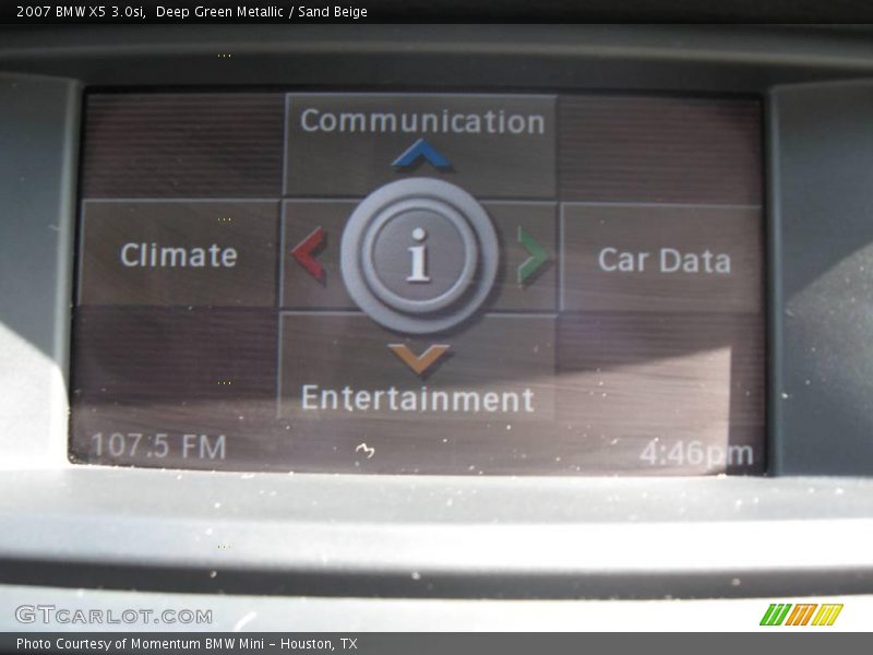 Deep Green Metallic / Sand Beige 2007 BMW X5 3.0si