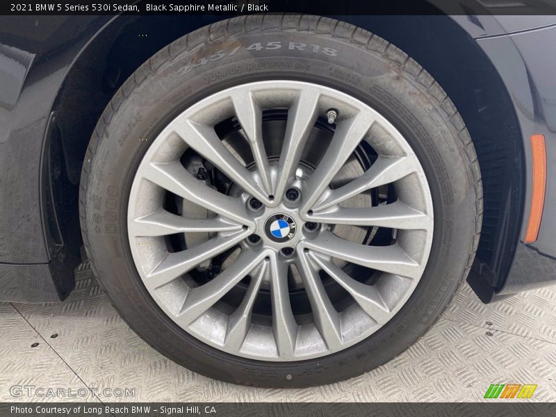 Black Sapphire Metallic / Black 2021 BMW 5 Series 530i Sedan
