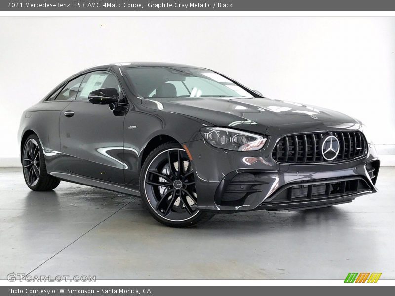 Graphite Gray Metallic / Black 2021 Mercedes-Benz E 53 AMG 4Matic Coupe
