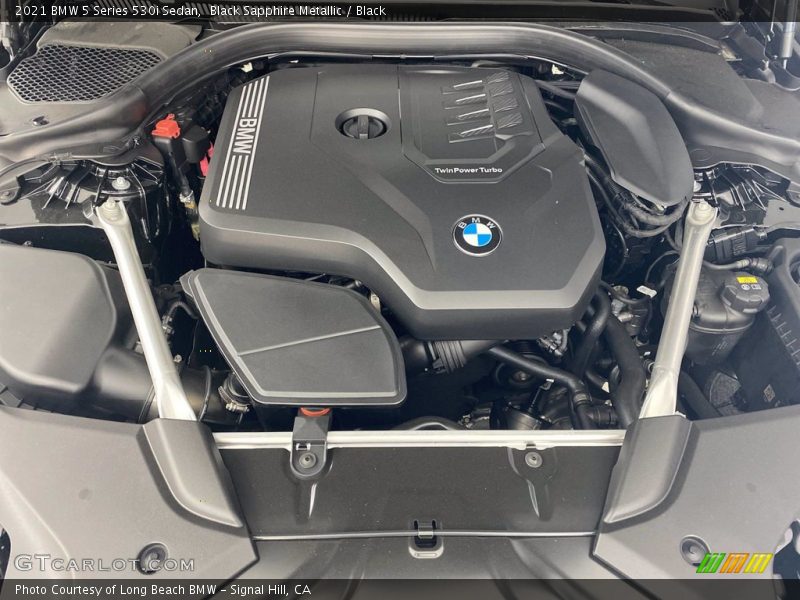 Black Sapphire Metallic / Black 2021 BMW 5 Series 530i Sedan
