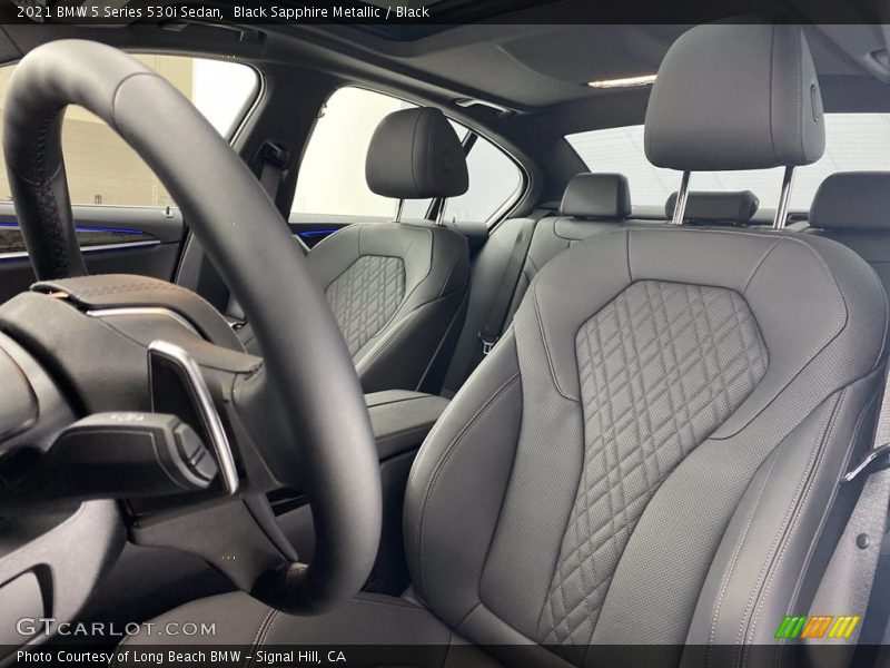 Black Sapphire Metallic / Black 2021 BMW 5 Series 530i Sedan